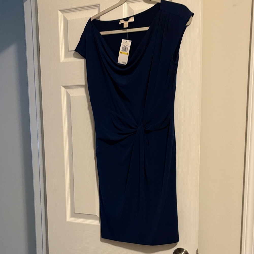 Michael Kors Midnight Blue Midi Dress